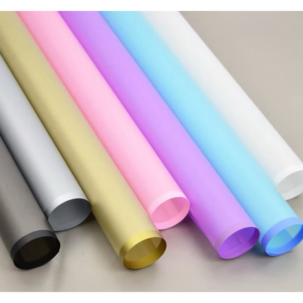 

Kertas Buket Cellophane Semi Transparant Flower Wrapping