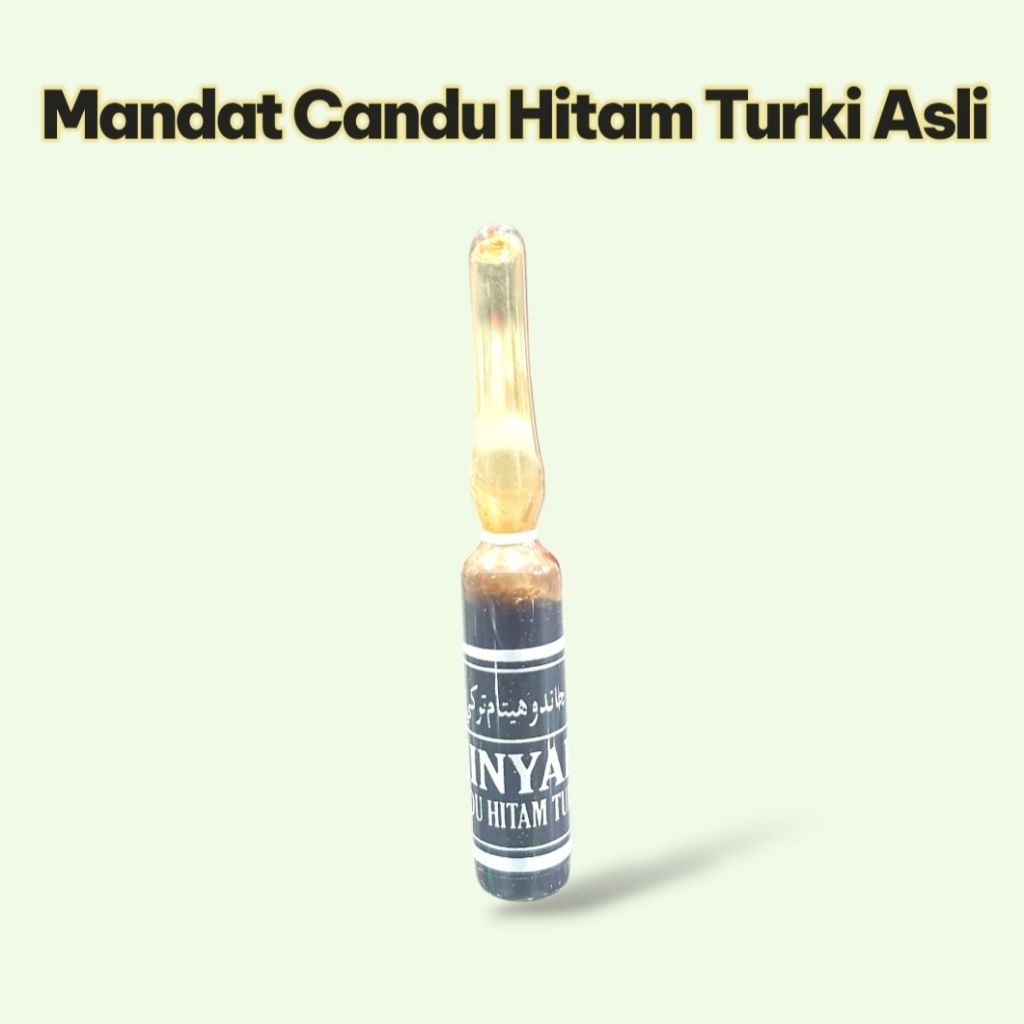 Mandat Candu Hitam Turki Asli (ampule)