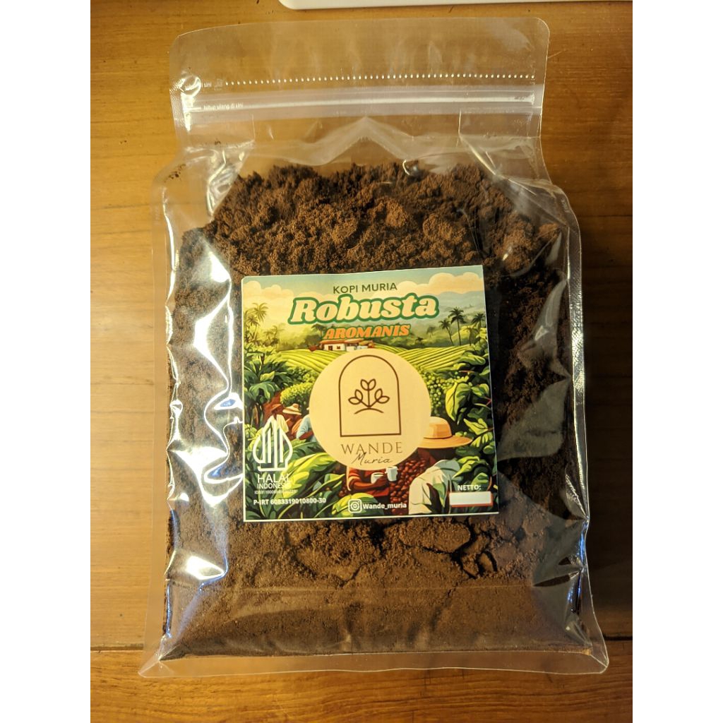 

Wande Muria // Robusta Muria aromanis premium 1kg//Bubuk Halus//
