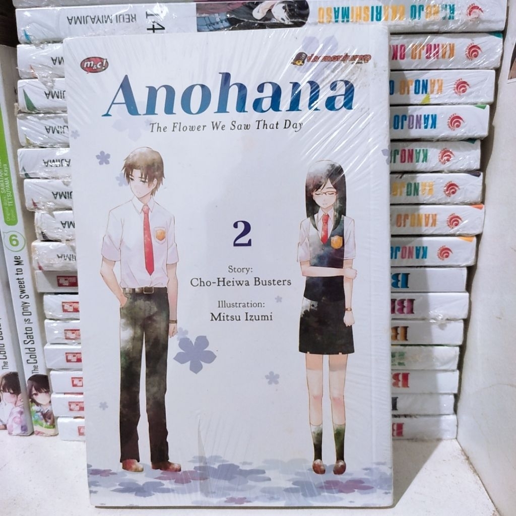 komik anohana the flower we saw that day vol 2 segel langka