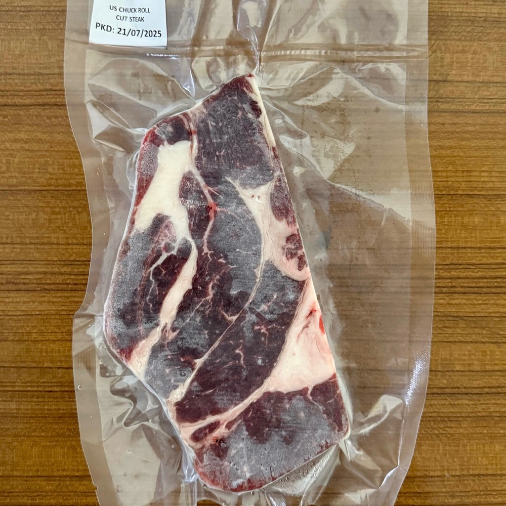 

US BEEF CHUCK ROLL 250gr FROZEN STEAK DAGING SAPI