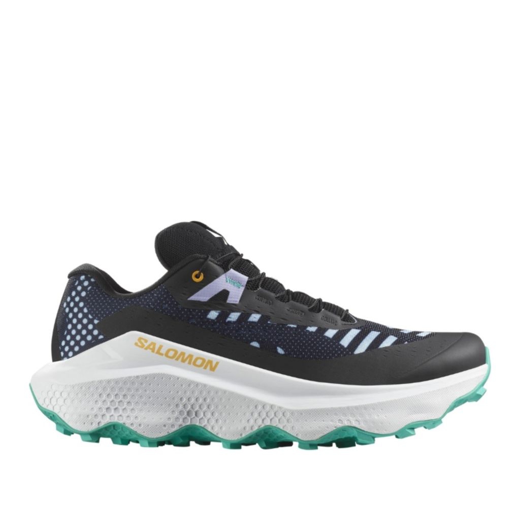 Salomon Ultra Glide 3 Proto Pack Trail Running Black White Waterfall Casual Sepatu Wanita Original