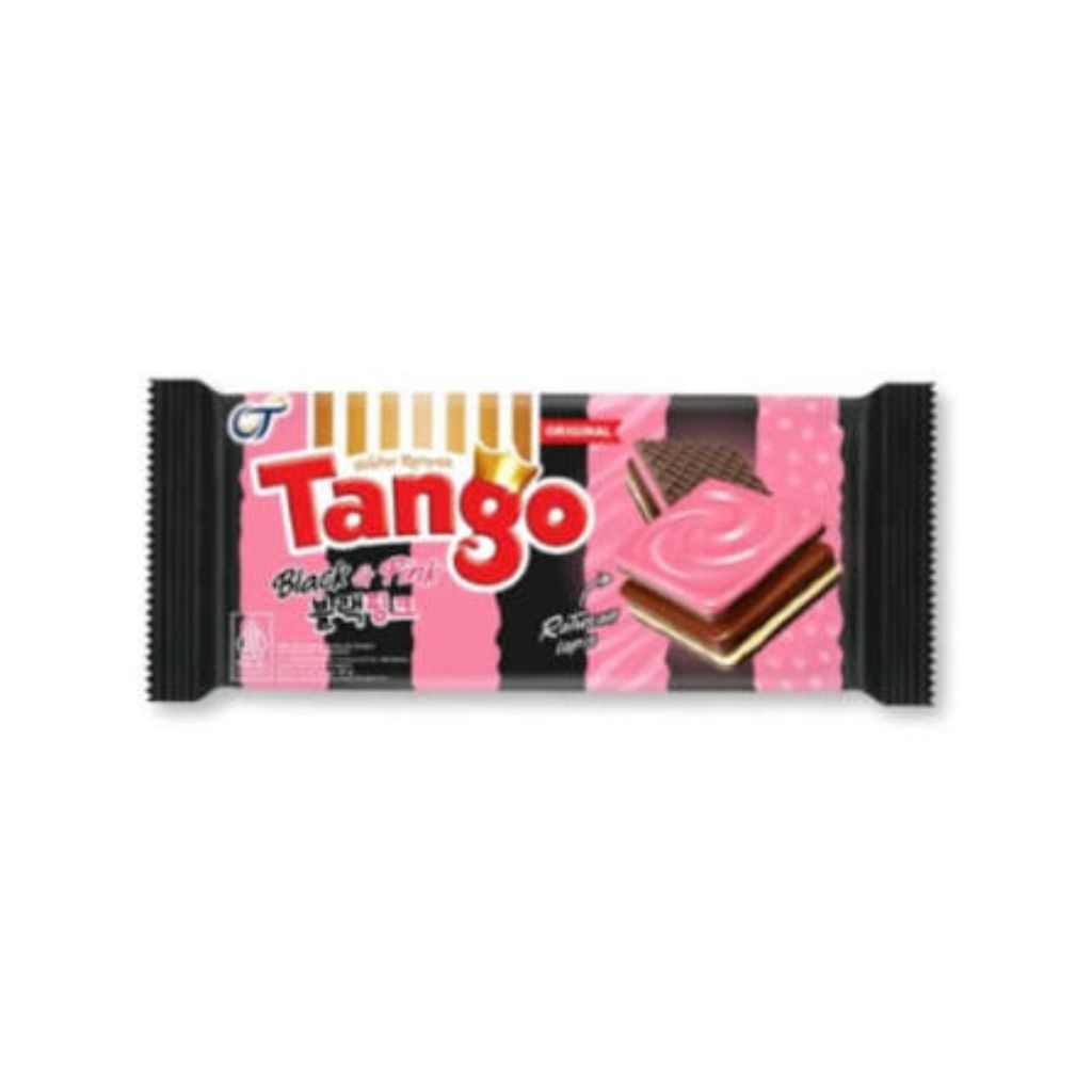 

Wafer Tango Black & Pink Original 35g 1 Pack Isi 10pcs Bonus 3pcs