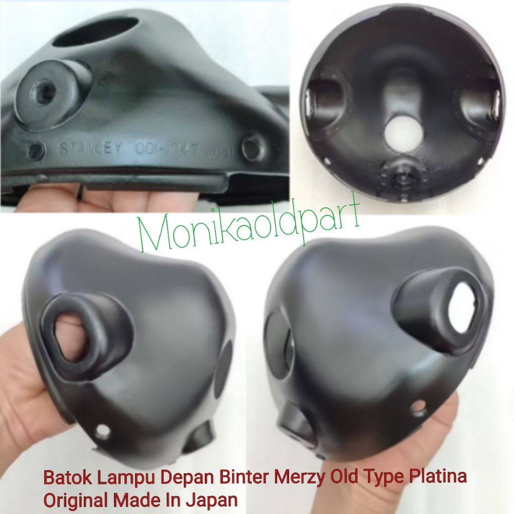 Head Lamp Kawasaki Binter Merzy KZ 200 Platina Batok Lampu Depan Kawasaki KZ200 Binter Mercy Origina