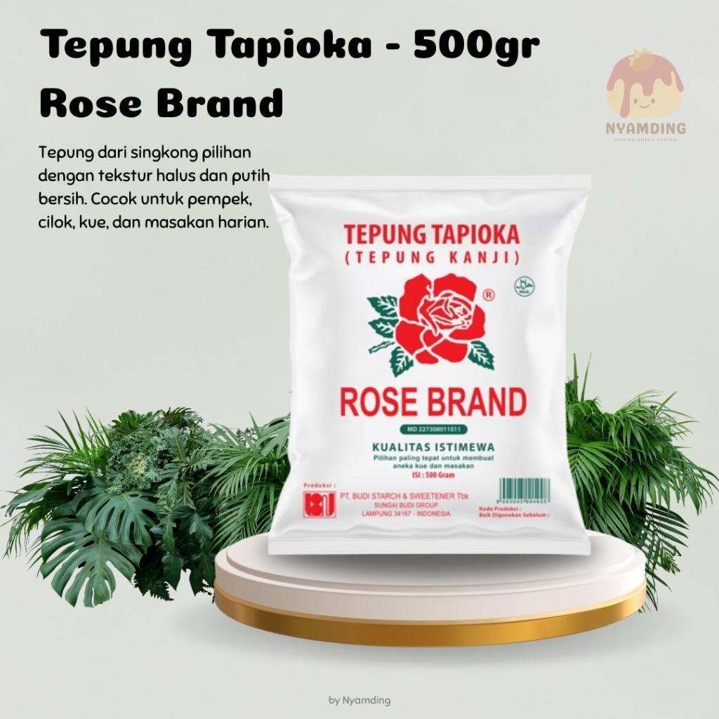 

Tepung Tapioka Rose Brand 500gr | Rose Brand | Tepung Kanji