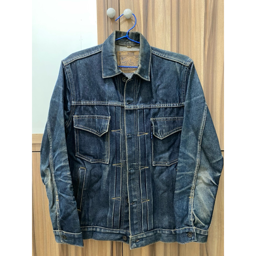 denim jacket sageseesmore 14oz