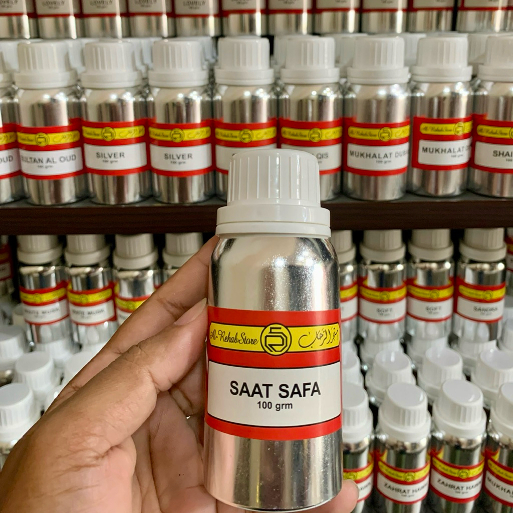 SAAT SAFA ALREHAB BIBIT MURNI 100ML PARFUM ARABIAN ORIGINAL SEGEL AL REHAB 100.ML BIBIT PARFUME BIAN