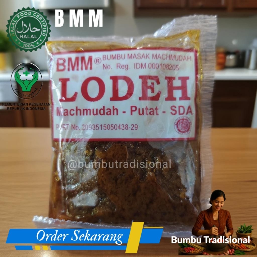 

BMM - BUMBU LODEH - BUMBU MASAK MACHMUDAH - BUMBU MASAK INSTAN