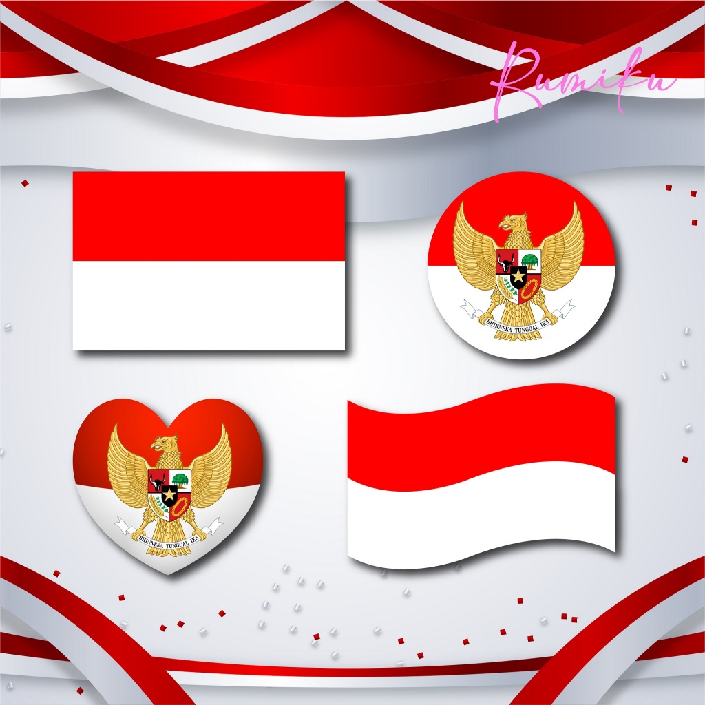 

Stiker Pipi Merah Putih Bendera Merah Putih Isi 32pcs
