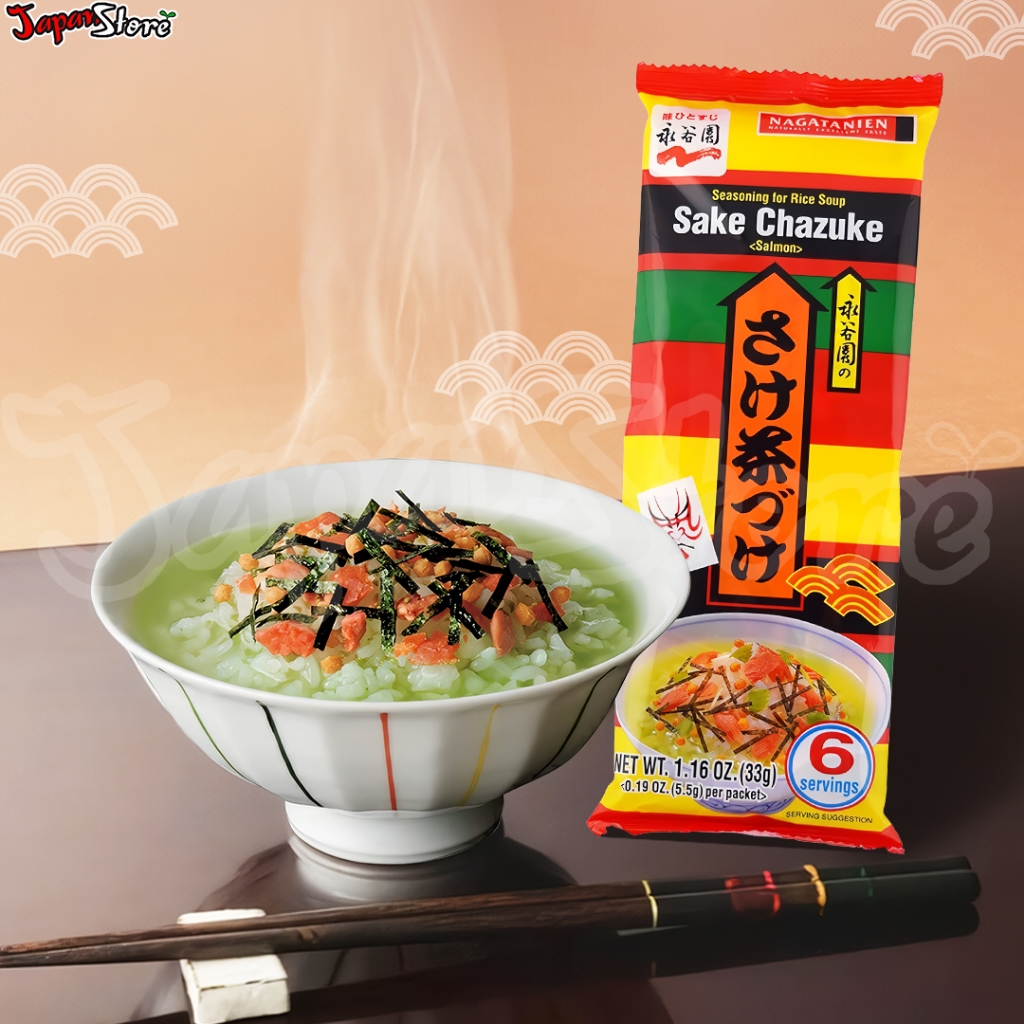 

Nagatanien Sake Chazuke Nori [Instant Salmon Ochazuke] [6 Porsi]
