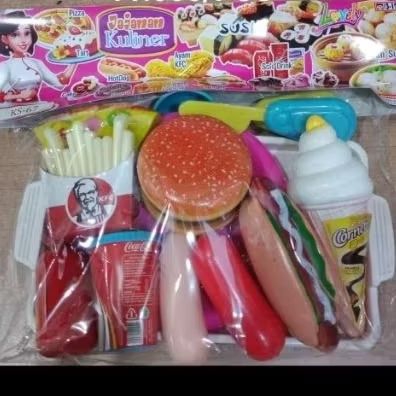 mainan kantin ceria anak& jajanan kuliner mainan restoran anak