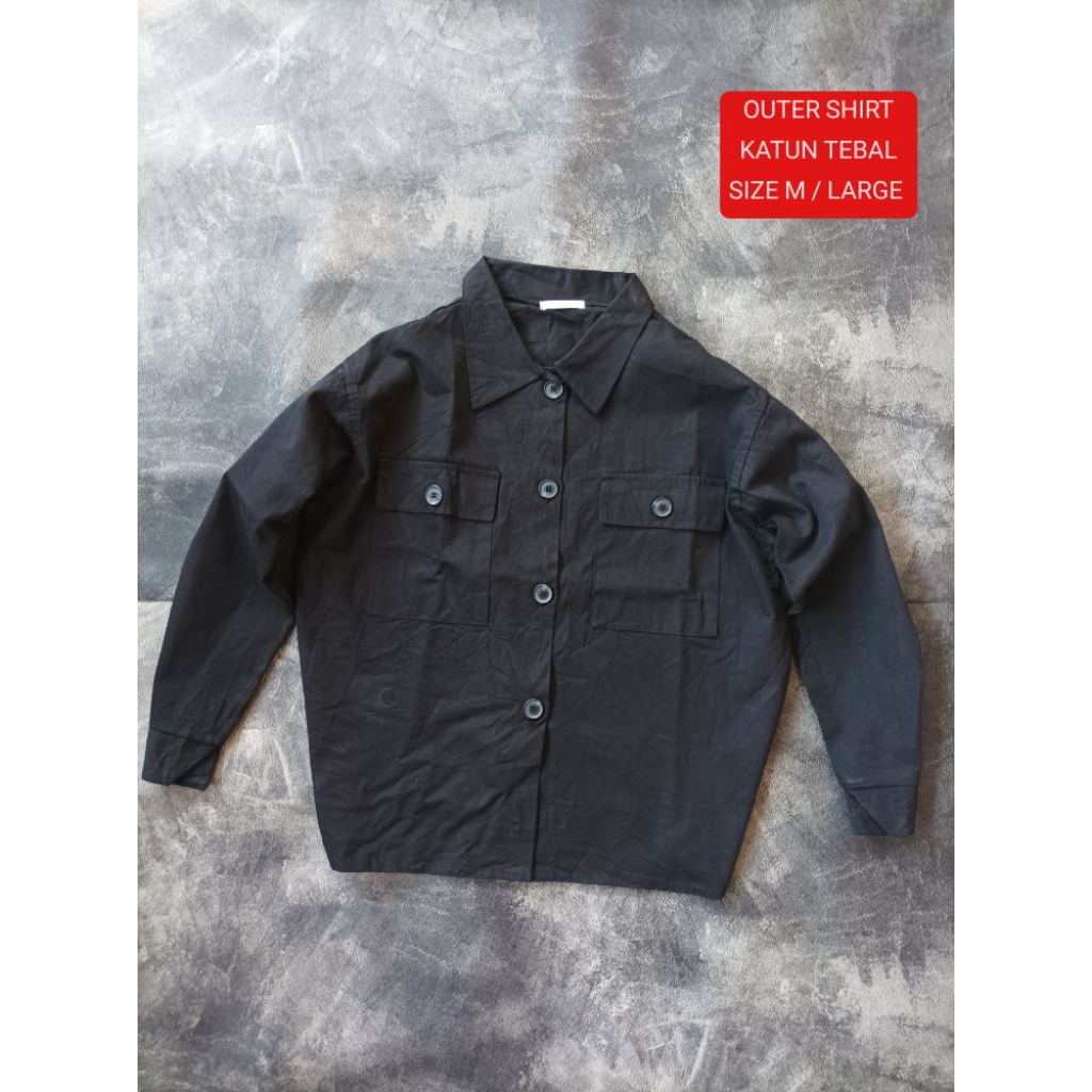 OUTER SHIRT / KEMEJA OUTER / OUTER PRIA