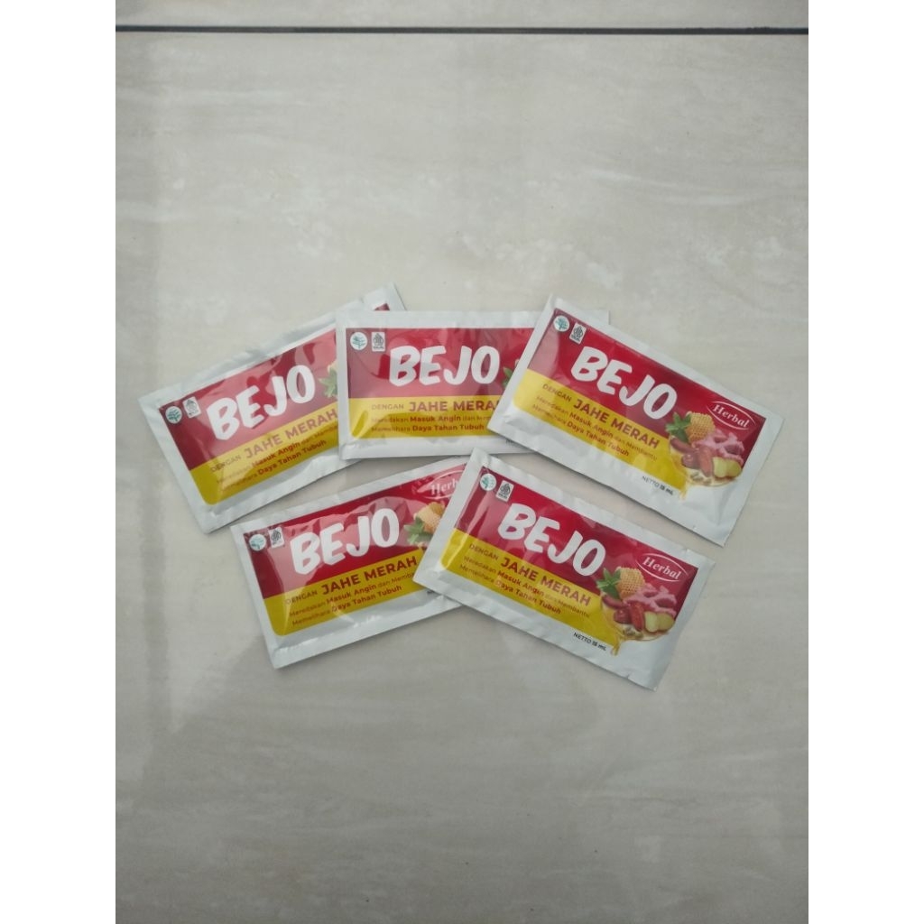 

Bejo dengan Jahe Merah (5 Sachet)