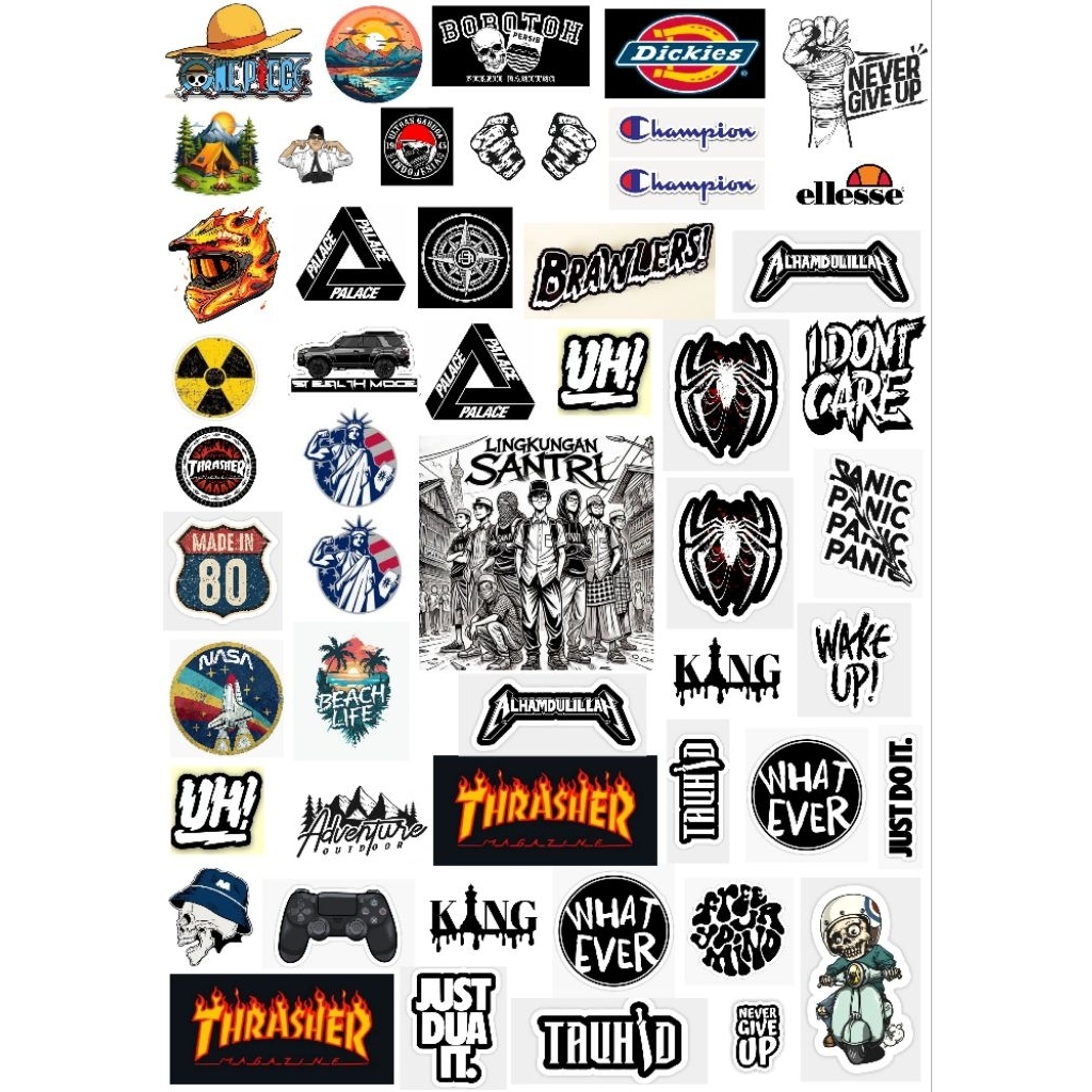 

sticker dirgahayu indonesia anti air