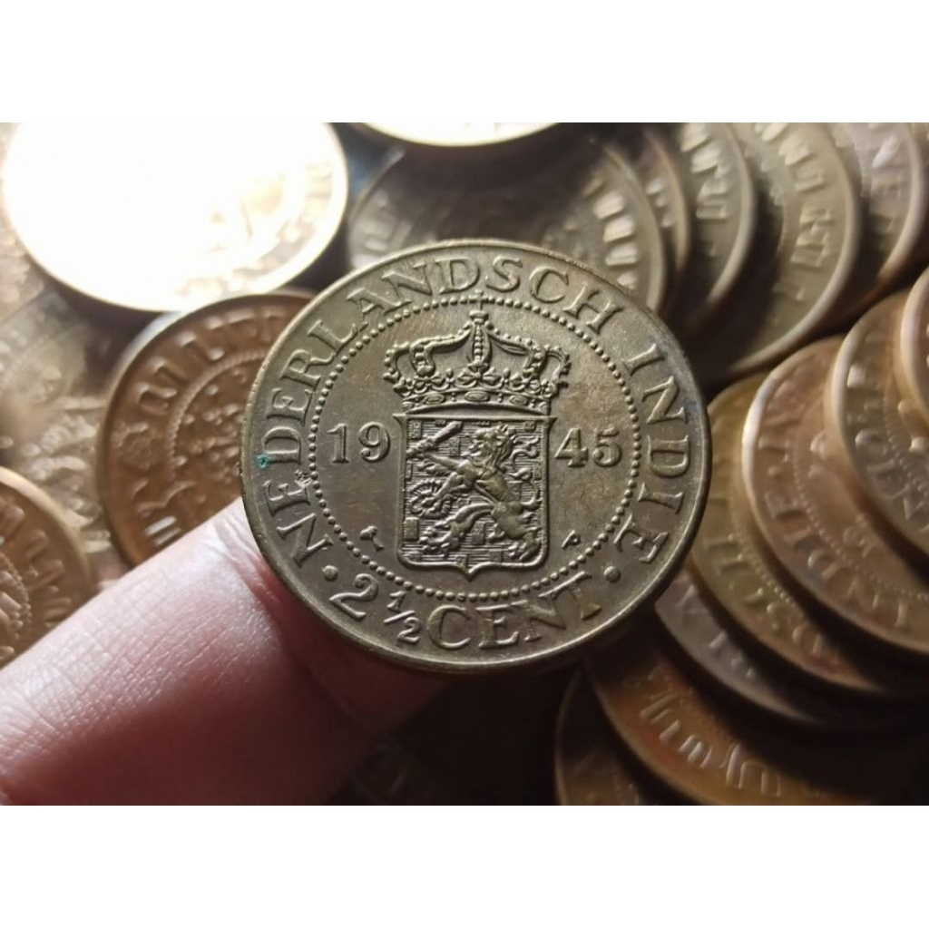 koin benggol 2,5 cent nederlandsch indie