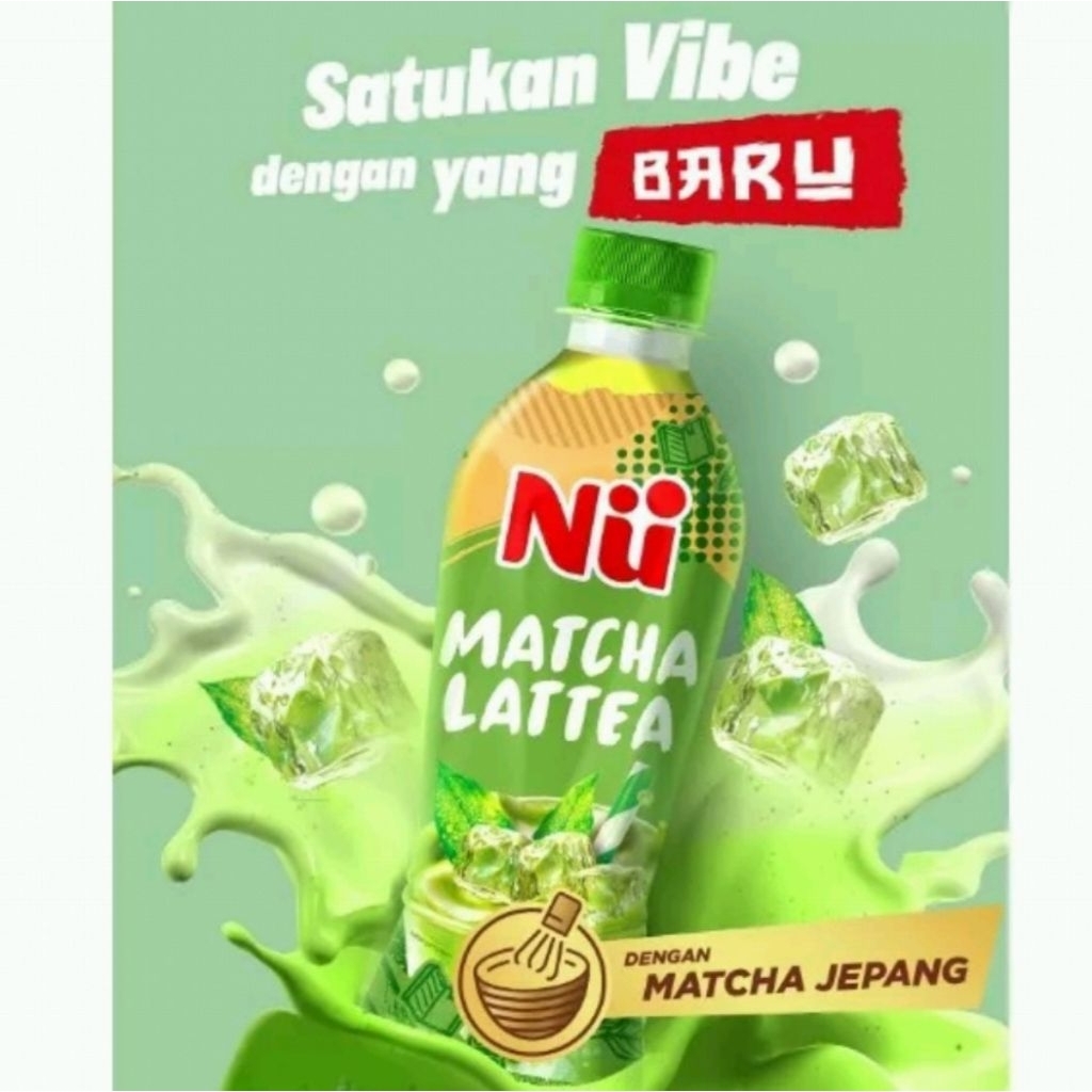 

Nu Green Tea Matcha Latte Botol 330ml
