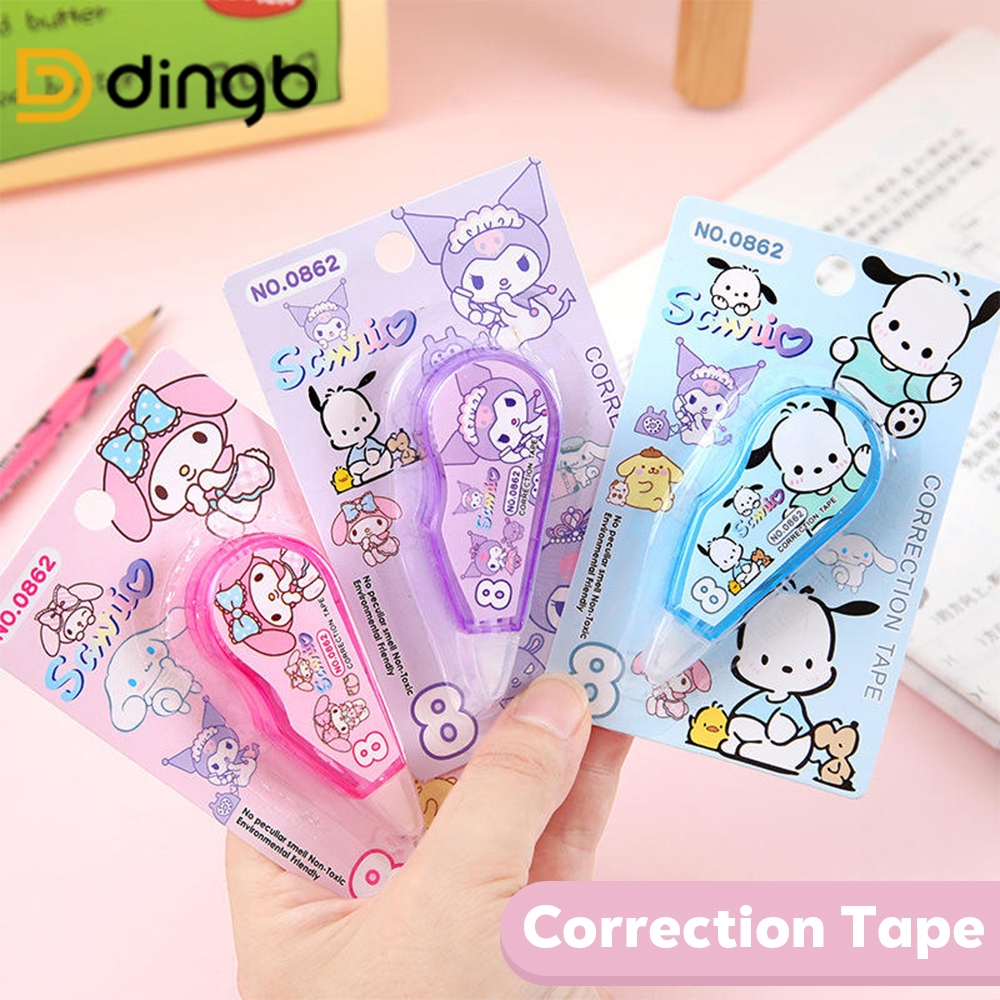 

BOBOMART CORRECTION TAPE CL0862 LABEL GESEK TIP-X PERLENGKAPAN SEKOLAH TIPE-X PITA MURAH