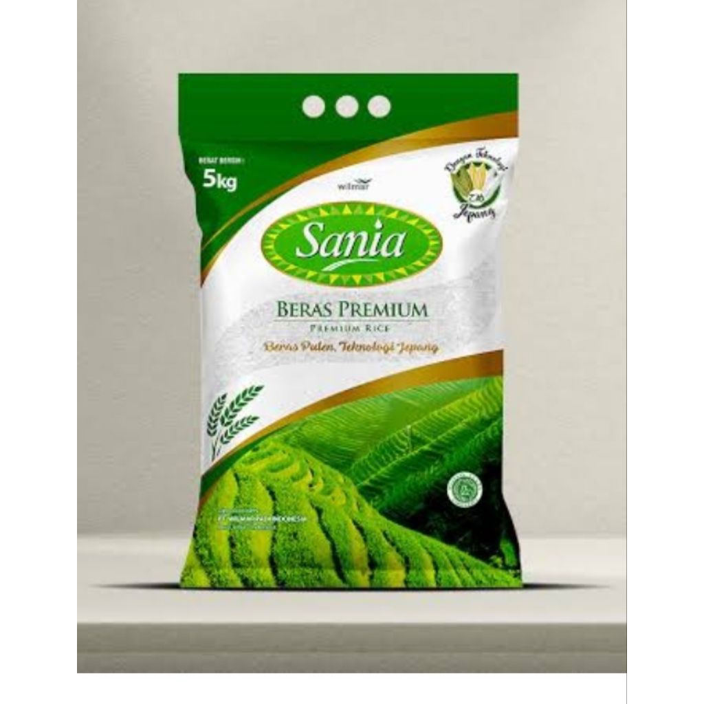 

Beras Sania kemasan 5kg