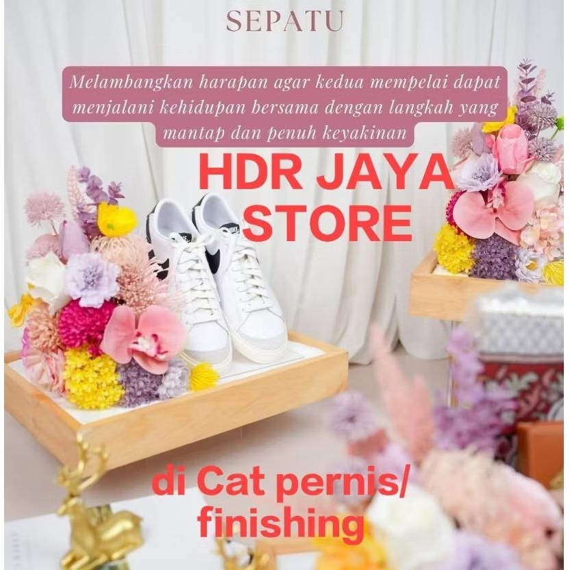 kotak seserahan pernikahan kotak kayu jati Belanda isi 4