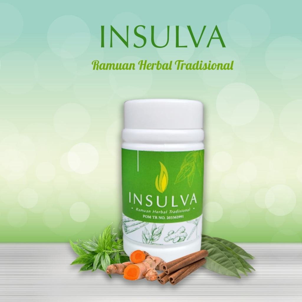 INSULVA ASLI 100% ORIGINAL OBAT DIABETES AMPUH BPOM / Obat Diabetes