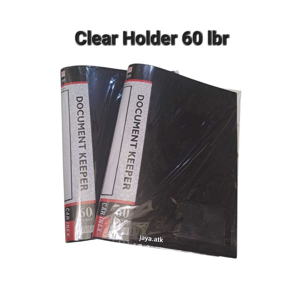 

MAP CLEAR HOLDER FOLIO F4 60 LBR HITAM MAP ARSIP DOCUMENT KEEPER HOLDER