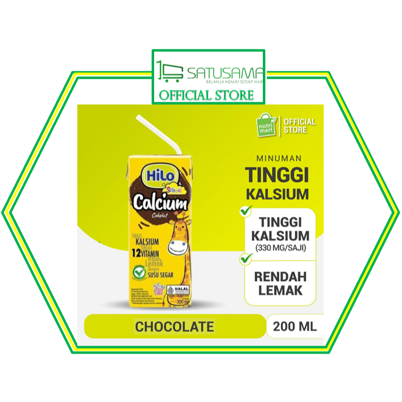 

HILO SCHOOL READY TO DRINK 200 ML - Susu Tinggi Kalsium Rendah Lemak
