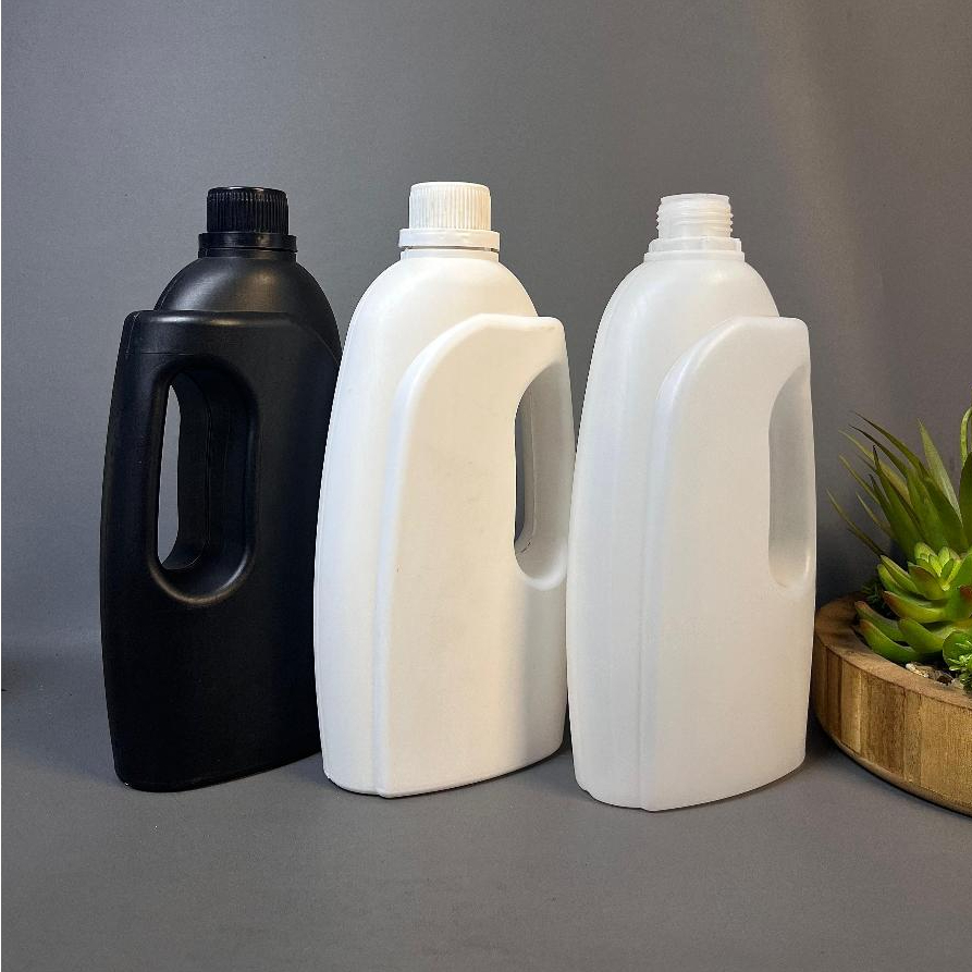 Jerigen Gagang Samping 1 Liter / Jerigen 1000 Ml HDPE / Jerigen Isi Ulang 1000 Ml / Botol Jerigen 10