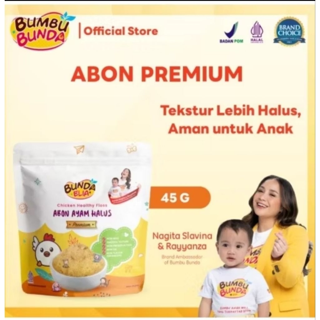 

Bumbu Bunda Elia Abon Ayam Halus Premium 45gr