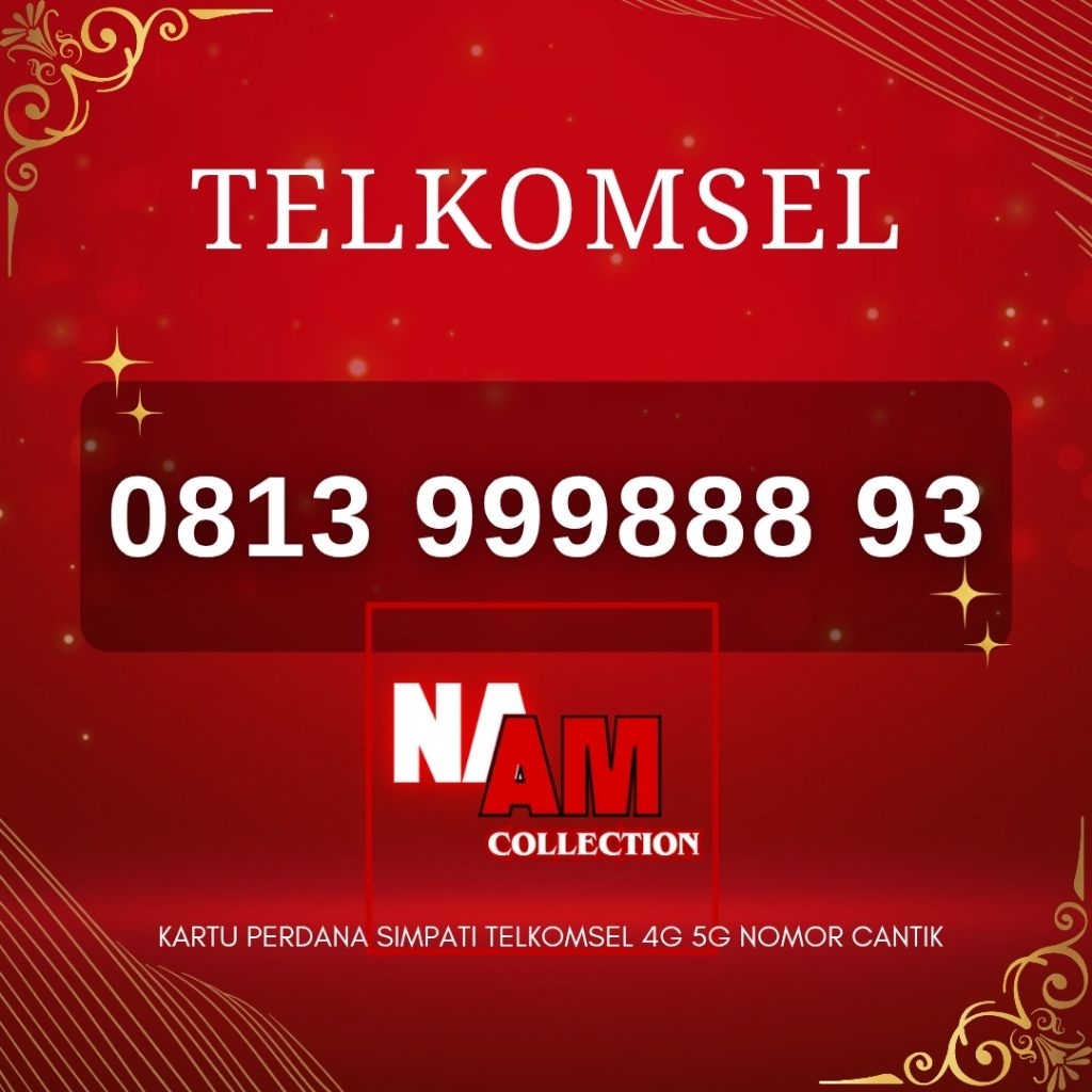 KARTU PERDANA NOMOR CANTIK SIMPATI TELKOMSEL 4G 5G NOCAN SIMPATI TELKOMSEL KWARTED TRIPLE NOMER CANT