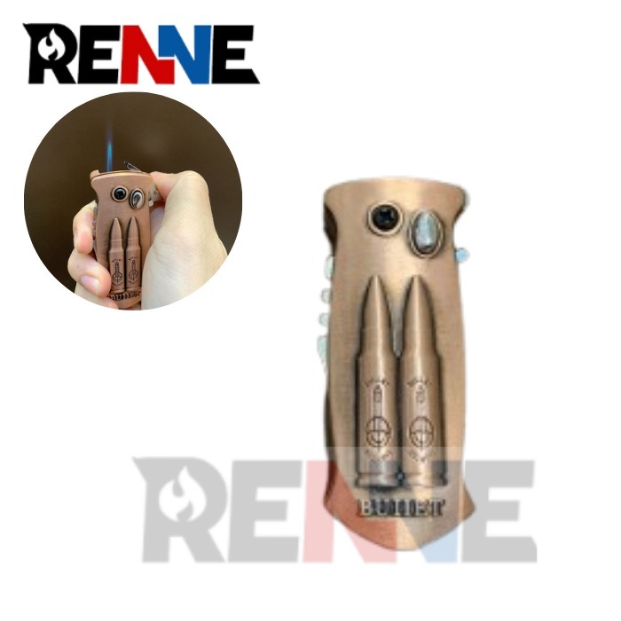 RENNE Korek Api Las Plus Pisau Lipat Motif  Keren Elegan Multifungsi