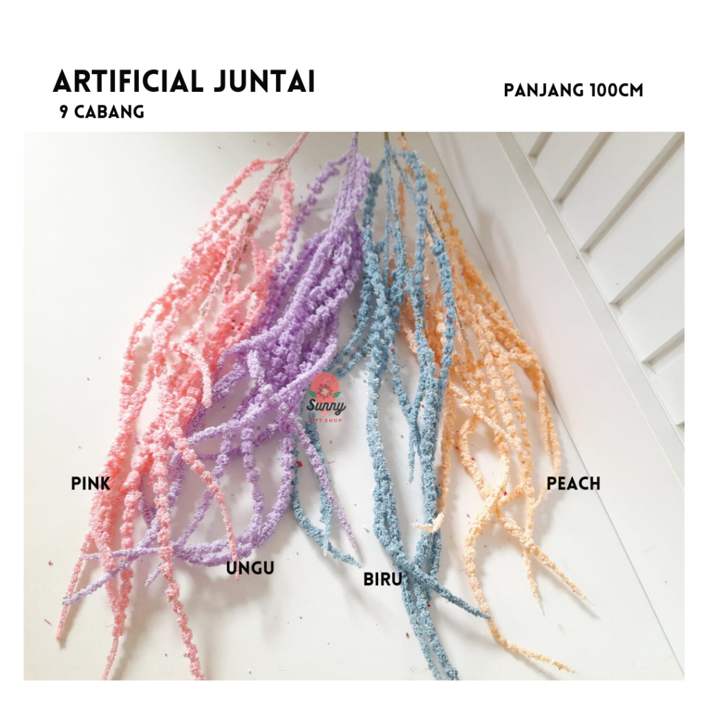 Artificial Juntai / AMARANTHUS Bunga Gantung Juntai / bunga Amaranthus artificial Bunga Gantung