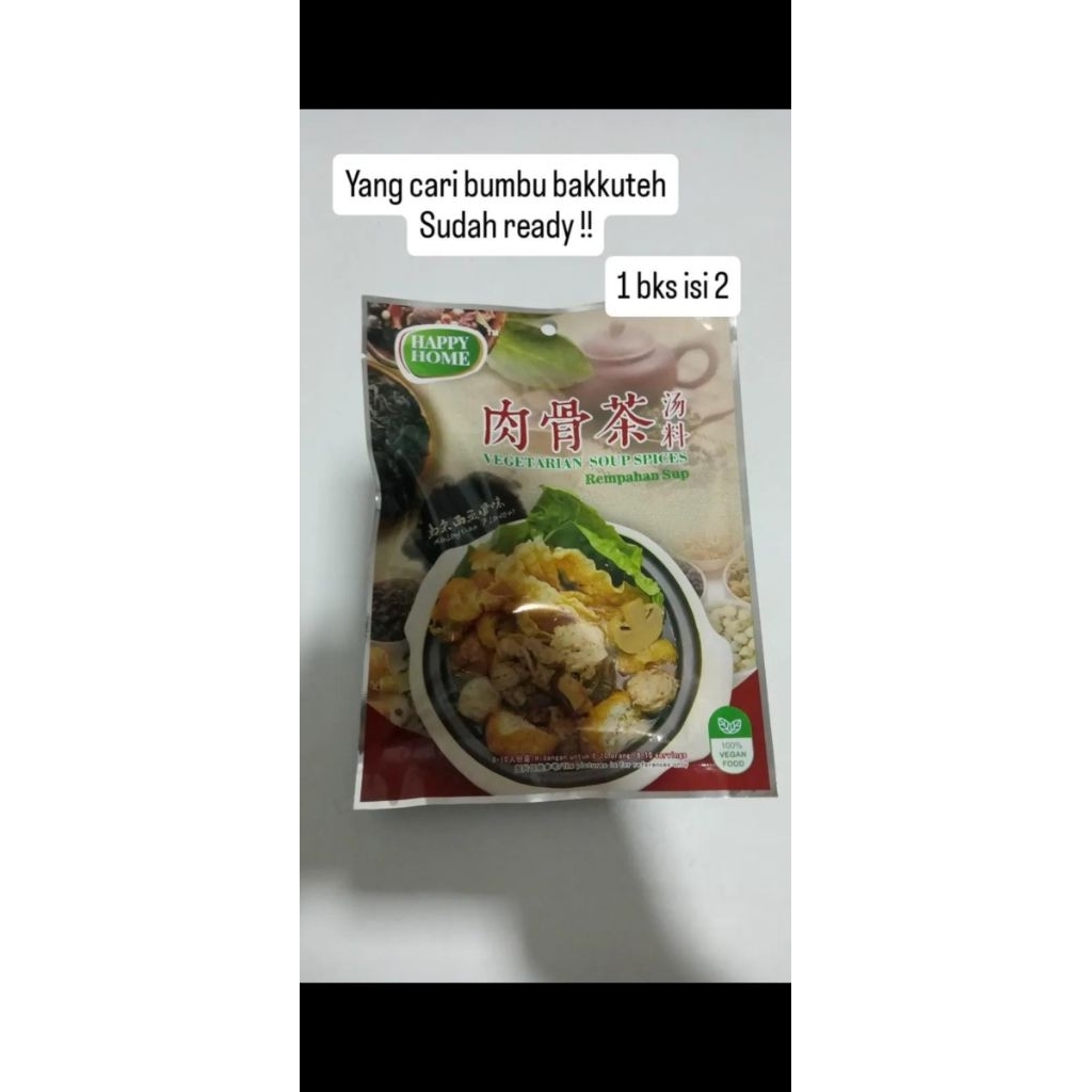 

Bumbu Bakkuteh Happy home/ vegetarian soup spices