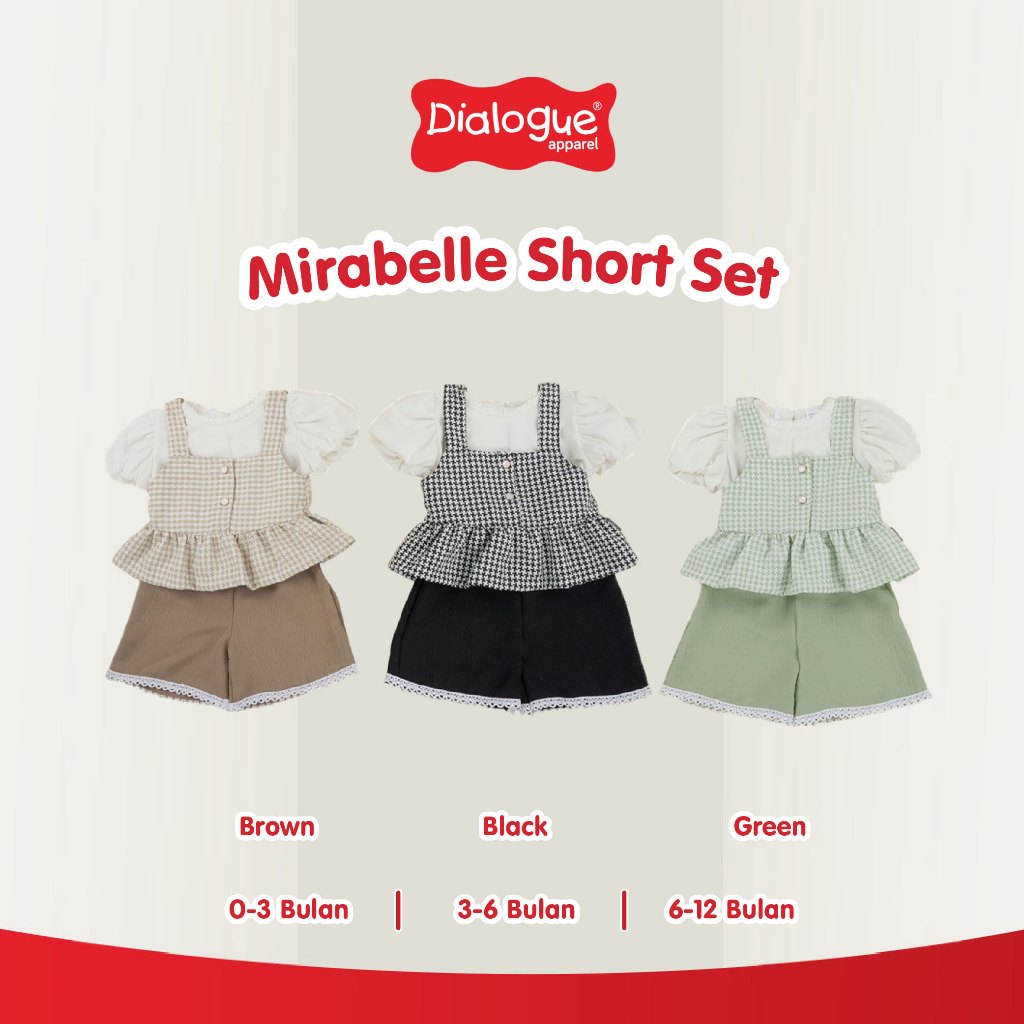 DIALOGUE APPAREL Mirabelle Short Set DAS7165 DAS7166 DAS7167 DAS7168