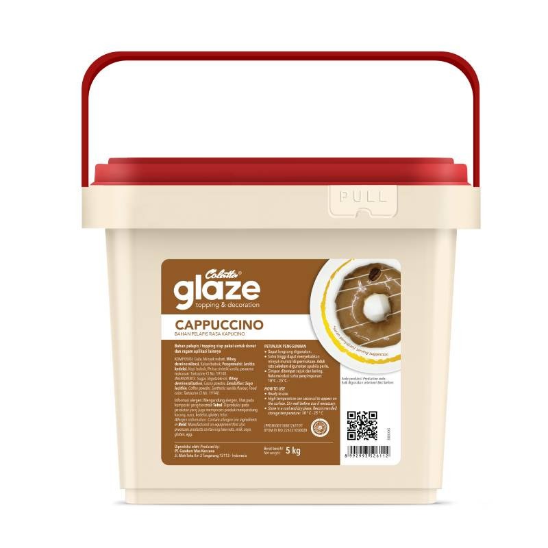 

Colatta Glaze Cappucino Pail 5 Kg Bebas Plastik (Original Pack)