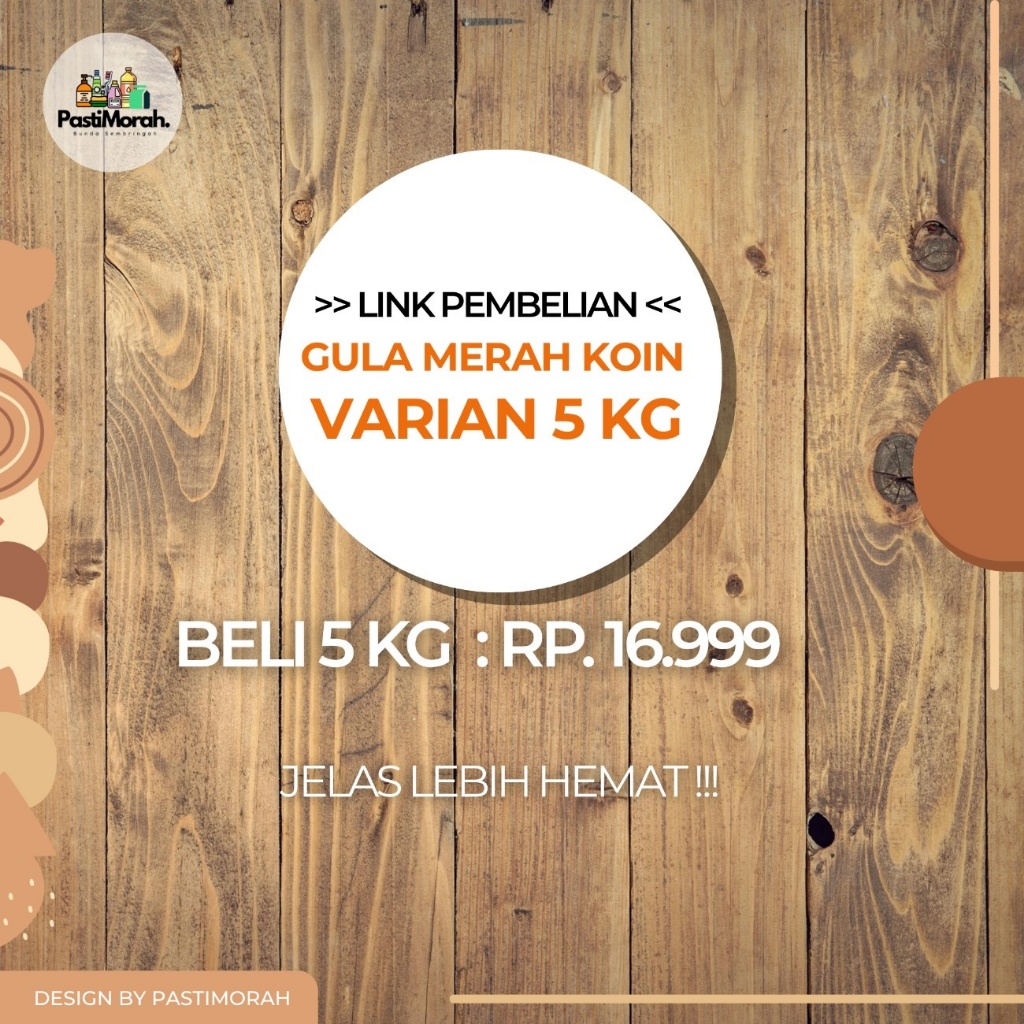 

GULA MERAH KOIN 5KG HALAL HARGA LEBIH HEMAT!!
