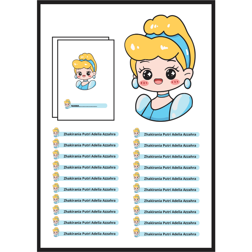 

Sticker Karakter Nama Anak / Sticker Alat Tulis / Sticker Buku / Sticker Nama Murah / Sticker Nama Cewek / Sticker Nama Sekolah