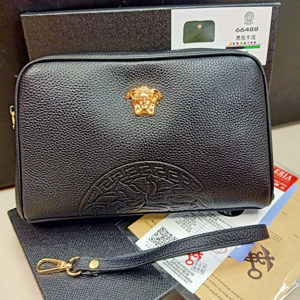 Clutch Versace 66488 Handbag Kulit Asli Premium Quality
