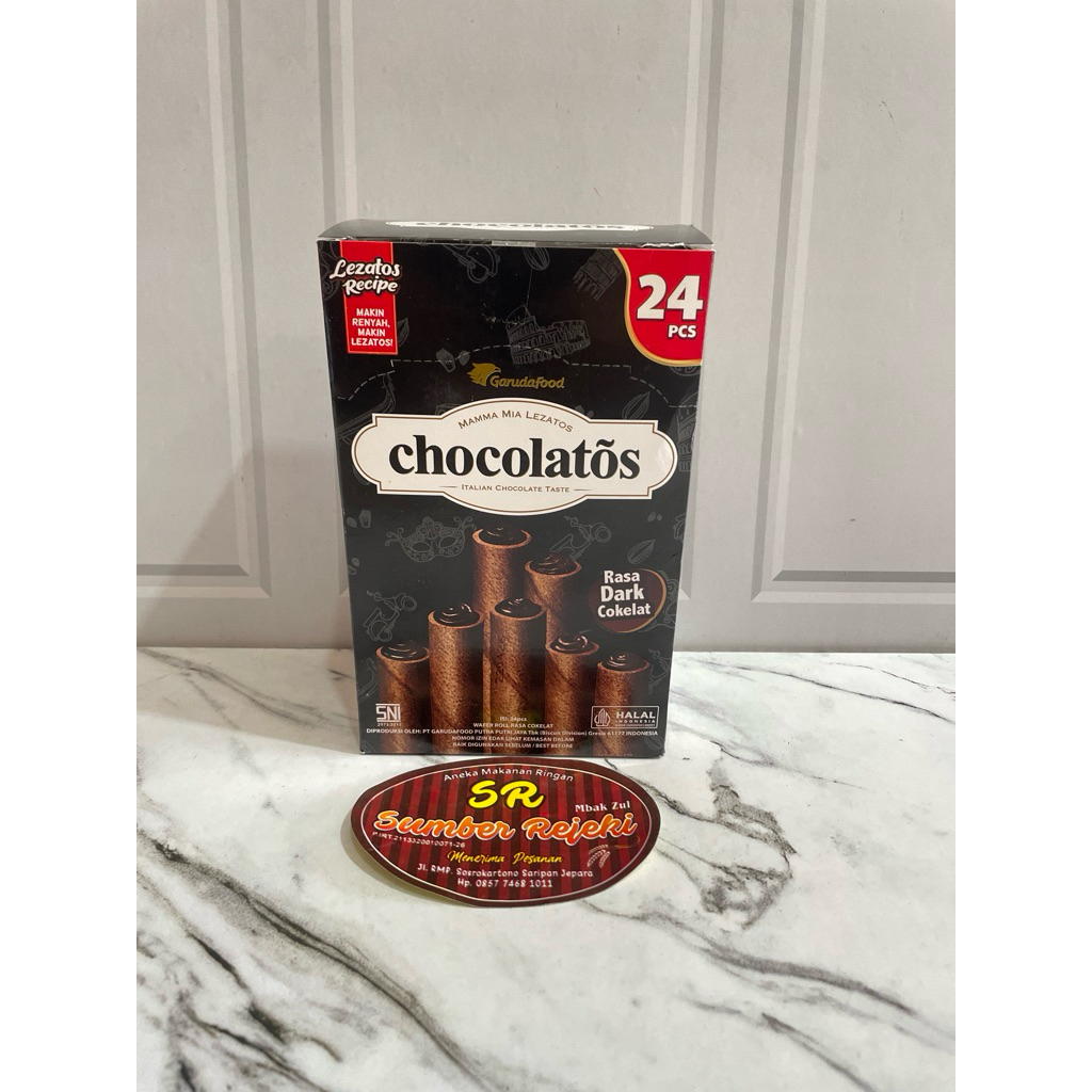 

CHOCOLATOS DARK COKLAT ISI 24 PCS