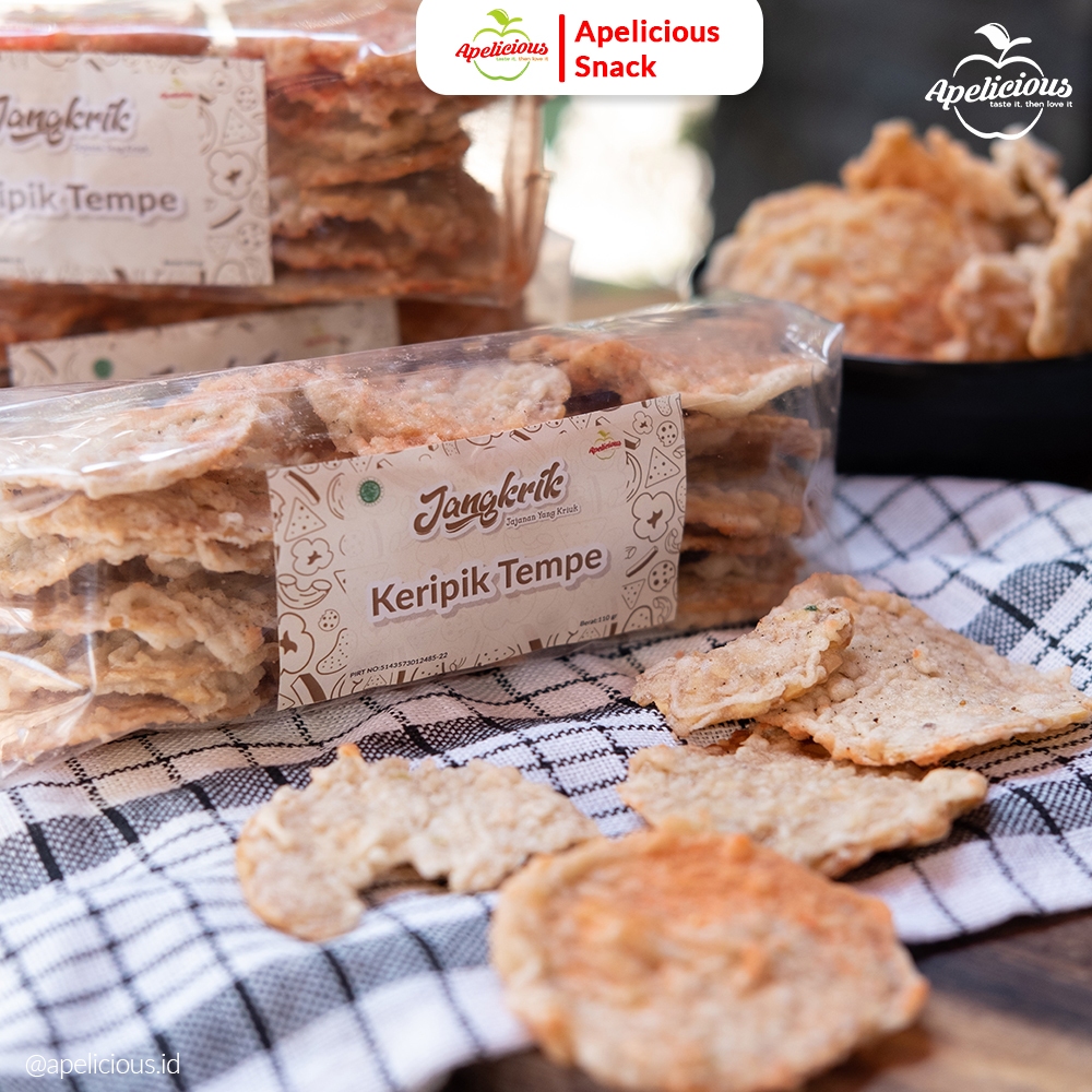 

APELICIOS KERIPIK TEMPE OLEH OLEH KHAS MALANG , -CEMILAN MAKANAN SNACK