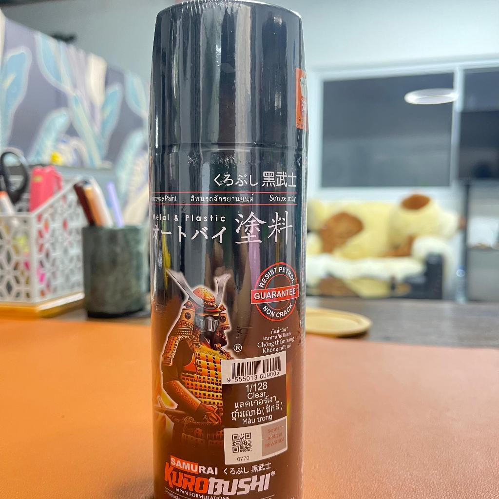 Pilok Pilox Cat Semprot Samurai Paint /Antirust kaleng samurai - Clear 128