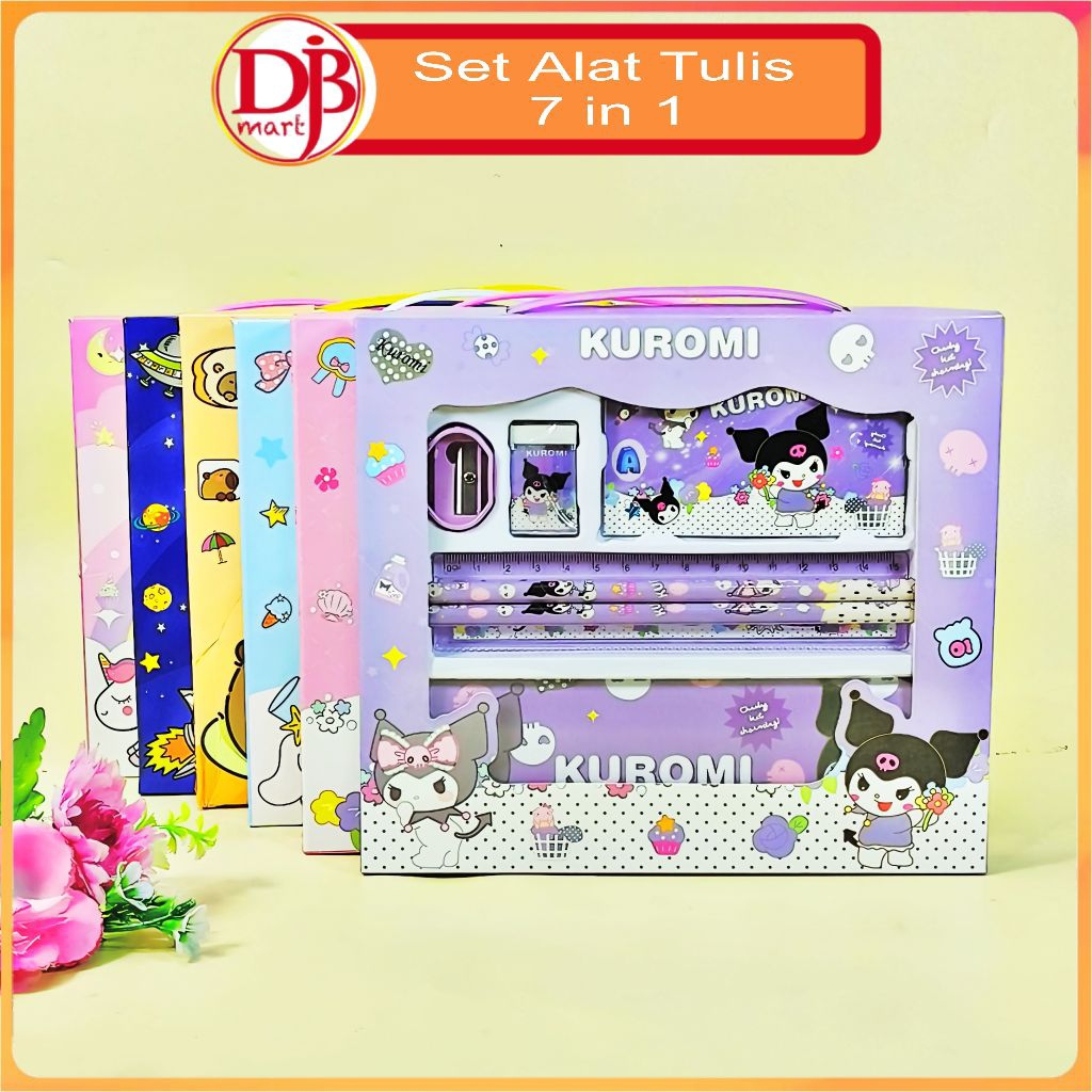 

DJB - Set Alat Tulis Karakter 7 in 1 – Lucu, Lengkap