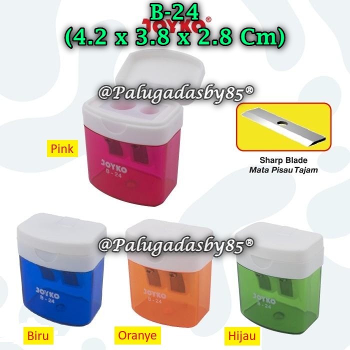 

(1 Biji) GABUNGAN Rautan Tabung JOYKO B-24 B-24PTL B-24AN Sharpener Rautan Serutan Joyko (1 Biji)