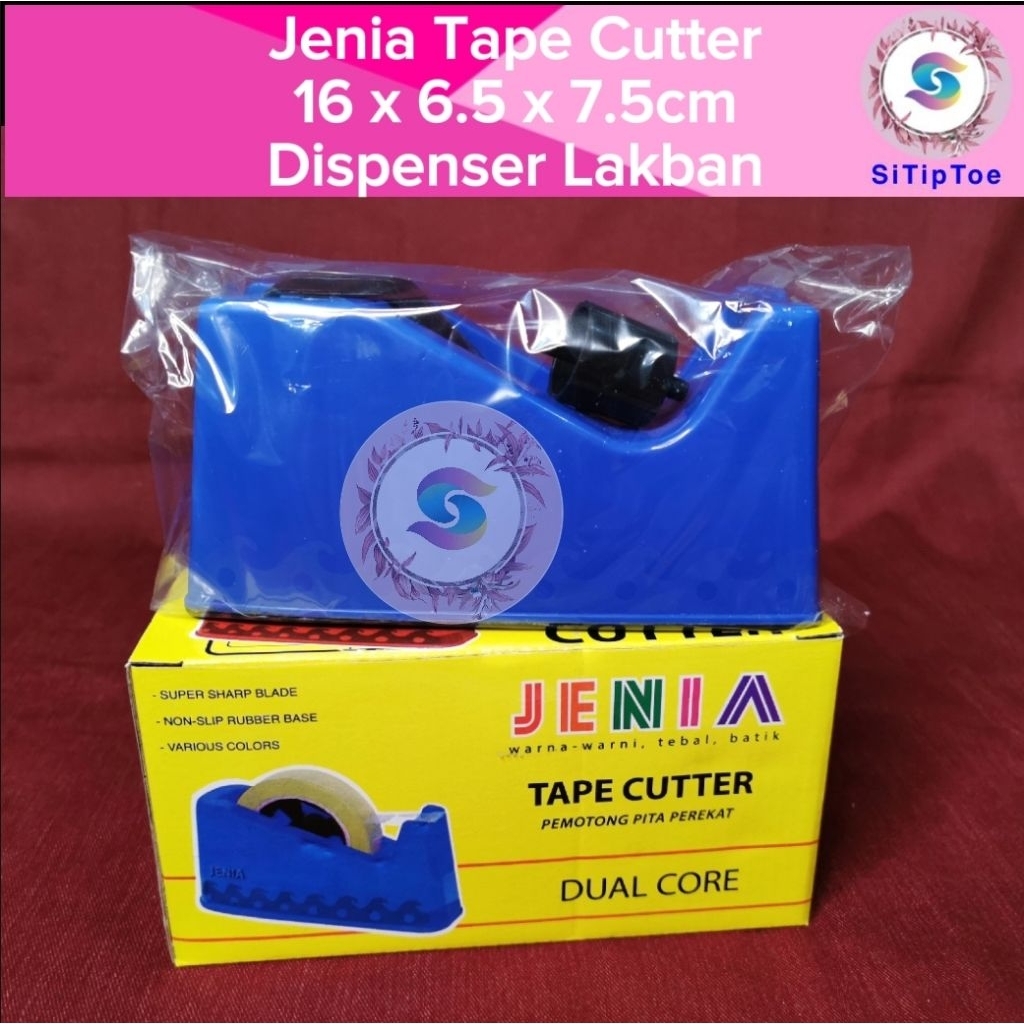 

Tape Cutter Jenia Dual Core Dispenser Lakban Solasi 1 Inch Murah Grosir Promo