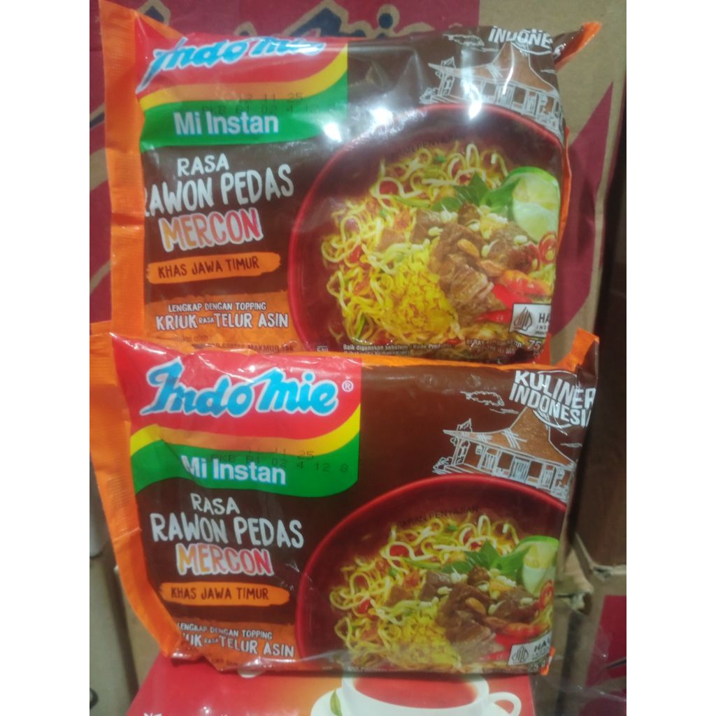 

[PROMO PAKET ISI 5] Indomie rasa rawon pedas mercon