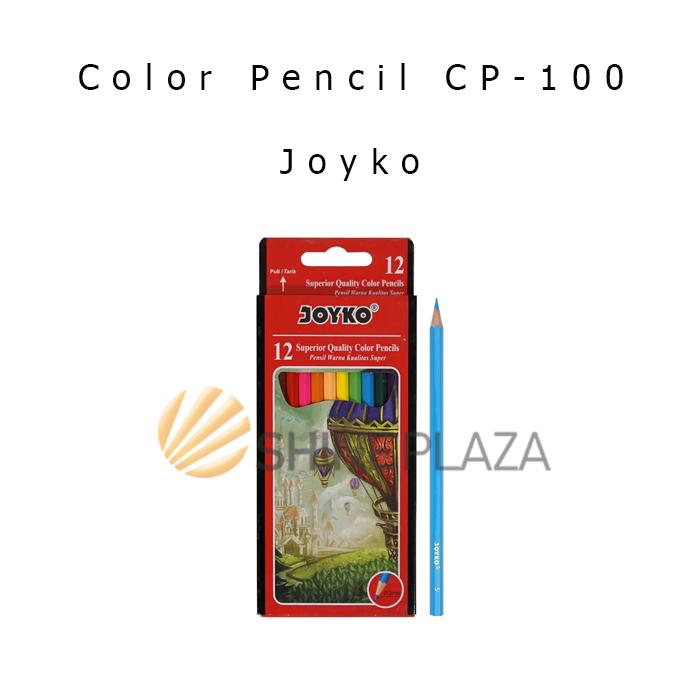 

Pensil Warna Joyko 12 Warna - Color Pencil Joyko 12 Colors CP-100