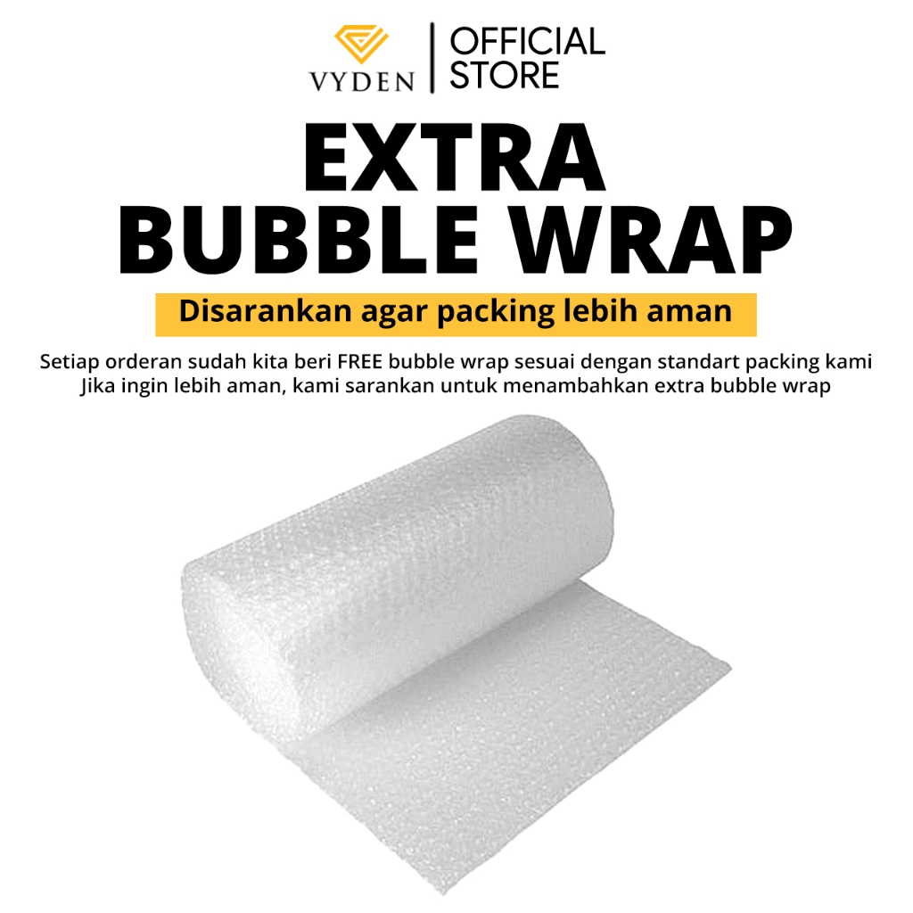 

Extra Bubble Wrap Proteksi Paket Pesanan Tebal Tidak Dijual Terpisah
