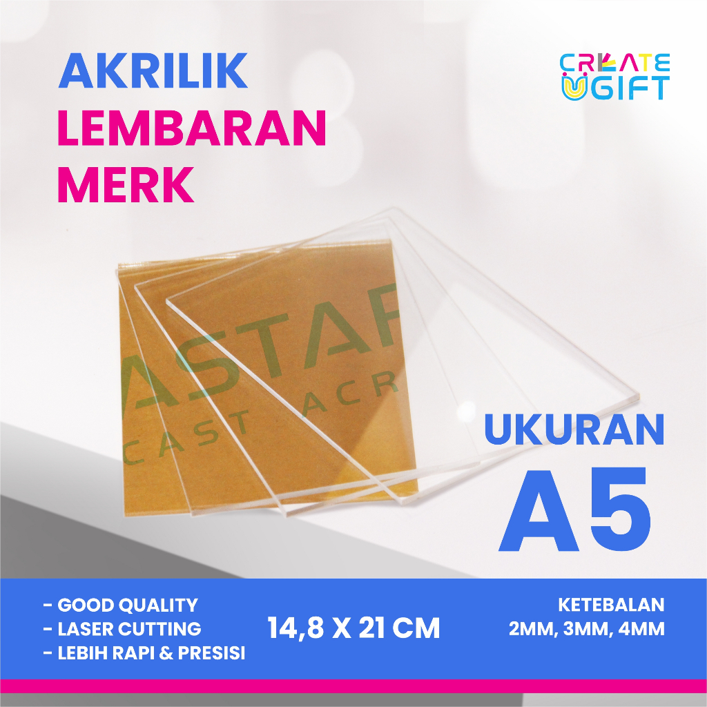 

Akrilik Lembaran A5 | Akrilik Lembaran A5 | Akrilik Potongan | Akrilik Bening