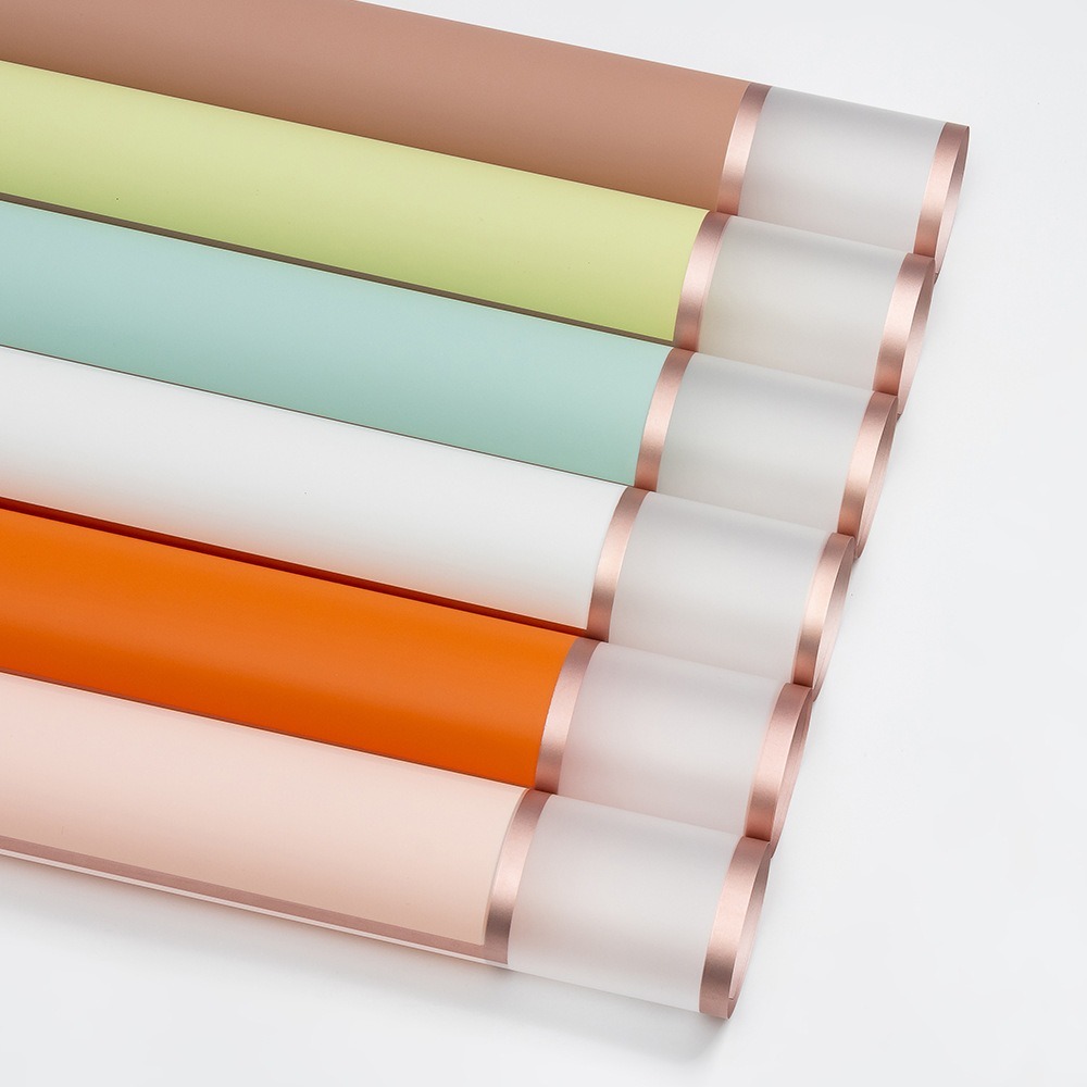 

[20 Lembar] FLOWER WRAPPING / KERTAS CELLOPHANE LIS BESAR GOLD/ KERTAS BUKET BUNGA HAND BOUQET (58x58CM)