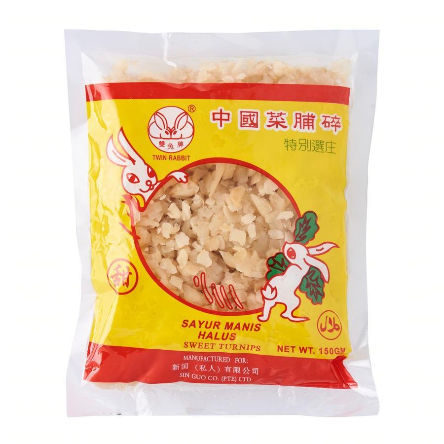 TWIN RABBIT Caipo Lobak Manis Cai Po Sayur Manis Halus 150gr Chaipo Kelinci Lobak