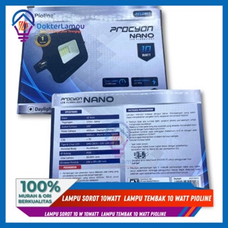 Lampu sorot 10watt  lampu tembak 10 watt pioline warna putih